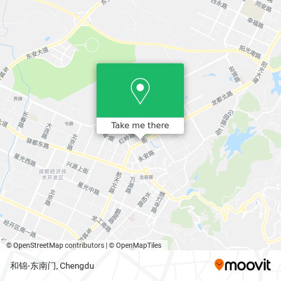 和锦-东南门 map