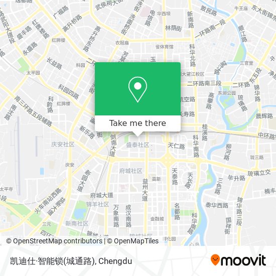 凯迪仕·智能锁(城通路) map