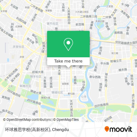 环球雅思学校(高新校区) map
