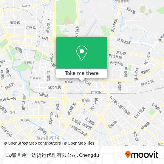 成都世通一达货运代理有限公司 map