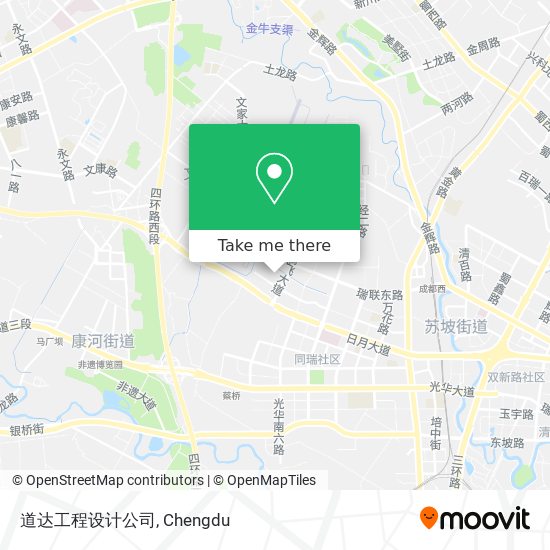道达工程设计公司 map