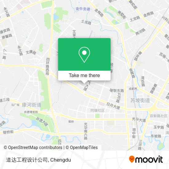 道达工程设计公司 map