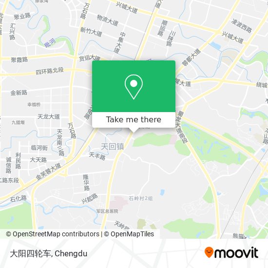 大阳四轮车 map