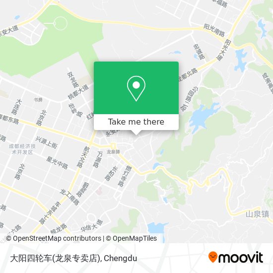 大阳四轮车(龙泉专卖店) map