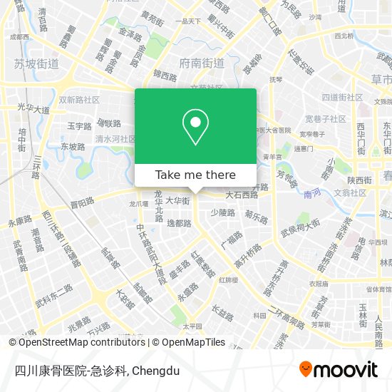 四川康骨医院-急诊科 map