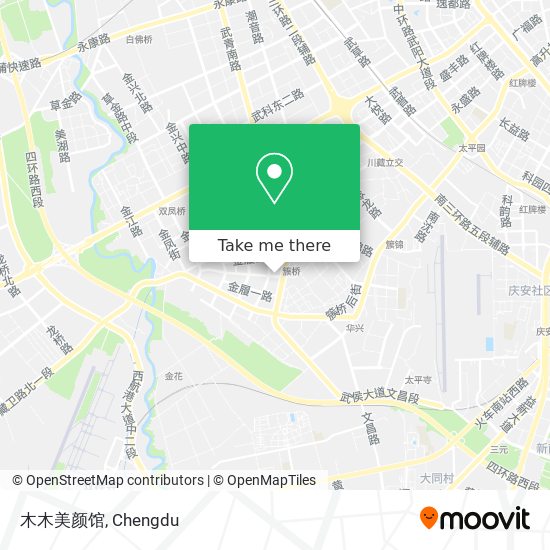 木木美颜馆 map