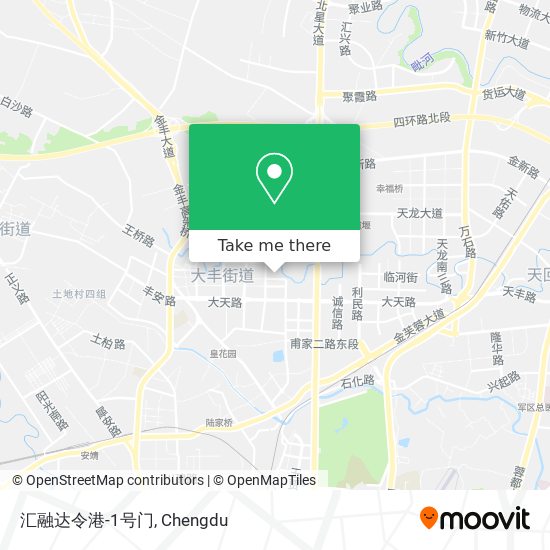 汇融达令港-1号门 map