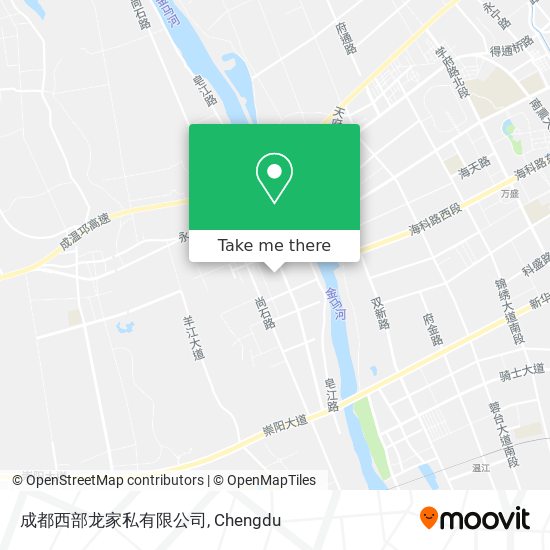 成都西部龙家私有限公司 map