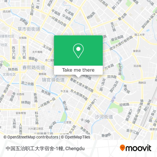 中国五治职工大学宿舍-1幢 map