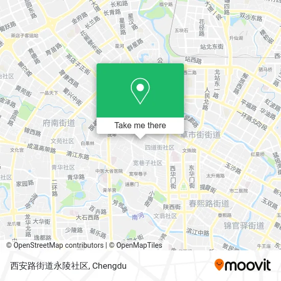 西安路街道永陵社区 map