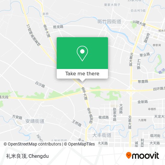 礼米良顶 map