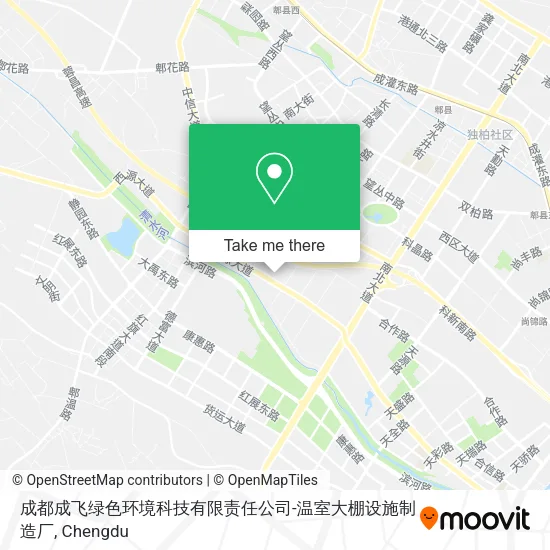 成都成飞绿色环境科技有限责任公司-温室大棚设施制造厂 map