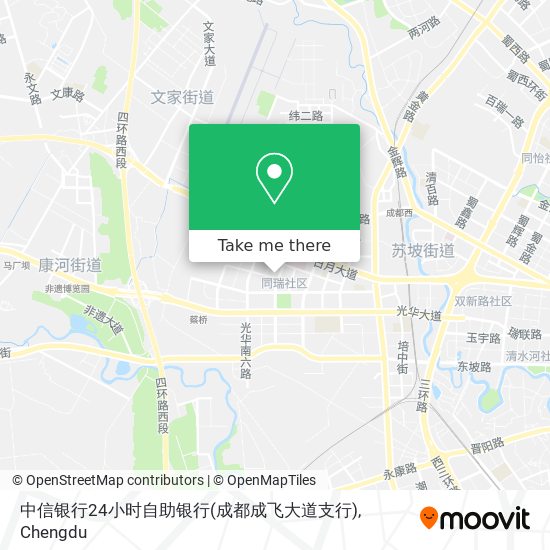 中信银行24小时自助银行(成都成飞大道支行) map