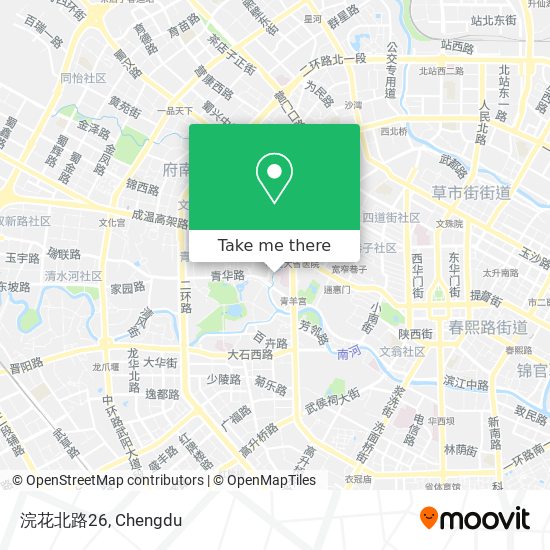 浣花北路26 map
