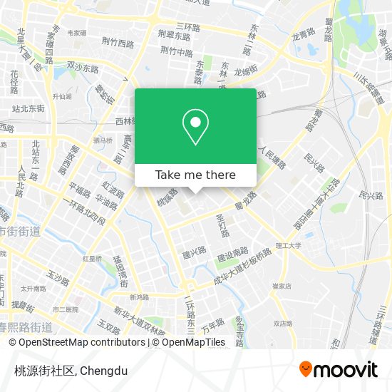 桃源街社区 map