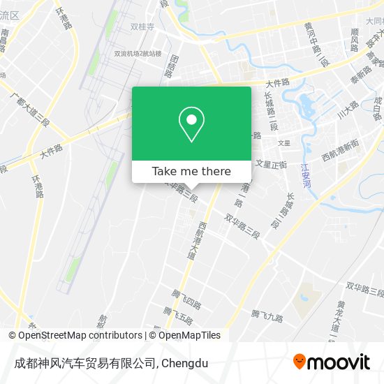 成都神风汽车贸易有限公司 map