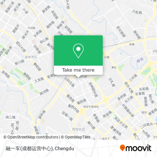 融一车(成都运营中心) map