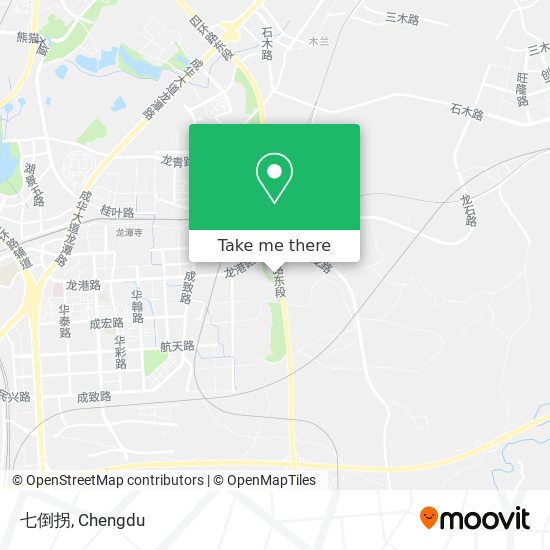 七倒拐 map