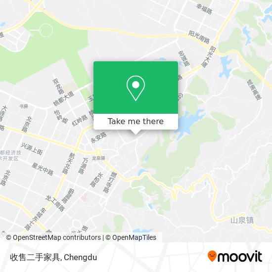 收售二手家具 map