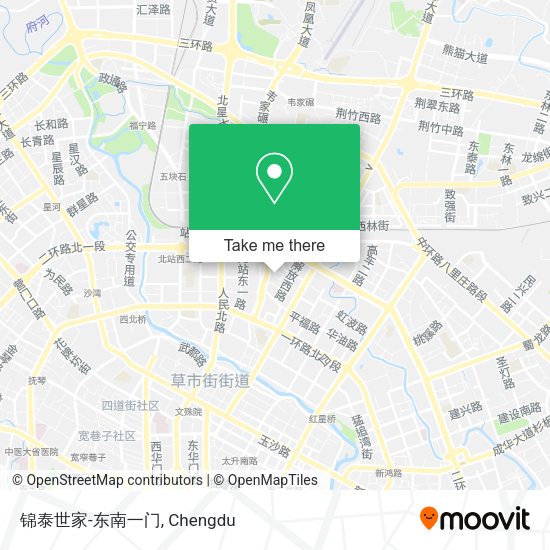 锦泰世家-东南一门 map