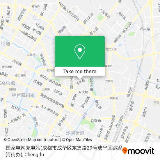 国家电网充电站(成都市成华区东篱路29号成华区跳蹬河街办) map