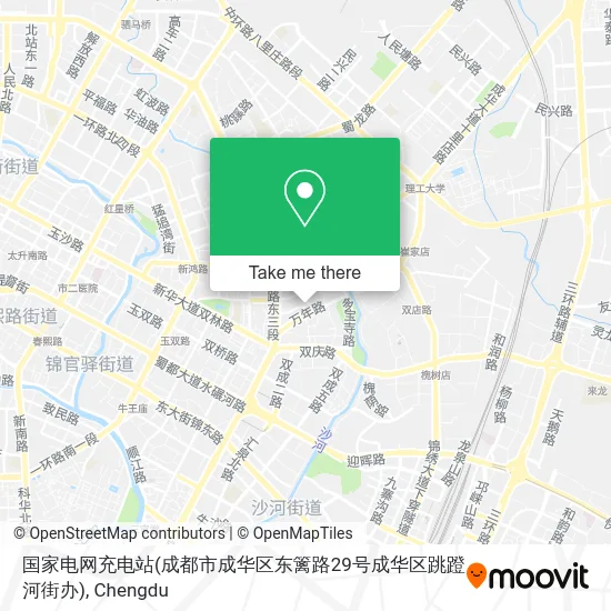 国家电网充电站(成都市成华区东篱路29号成华区跳蹬河街办) map
