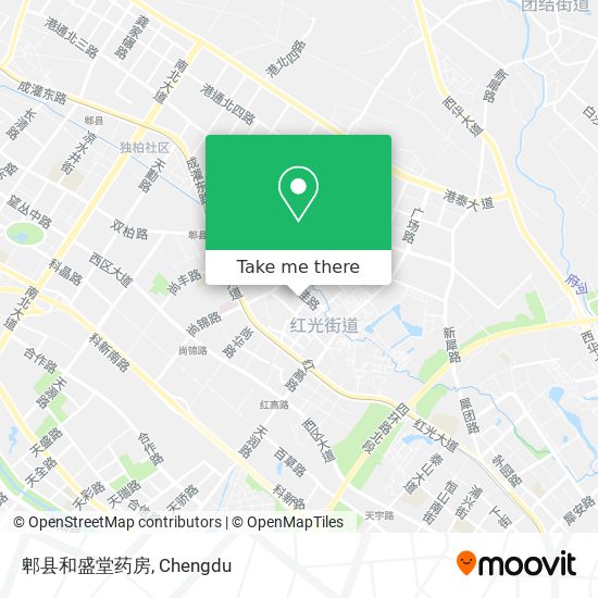 郫县和盛堂药房 map