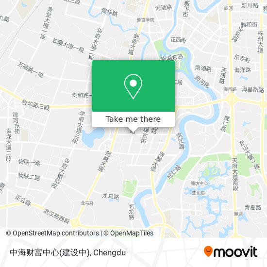 中海财富中心(建设中) map