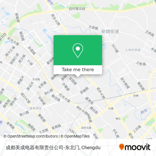 成都美成电器有限责任公司-东北门 map