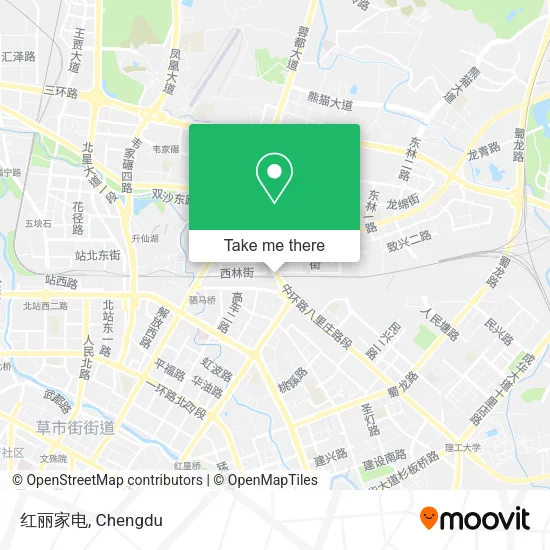 红丽家电 map