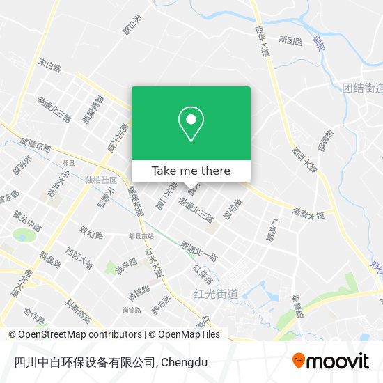 四川中自环保设备有限公司 map