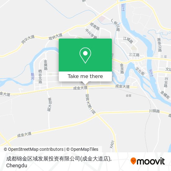 成都锦金区域发展投资有限公司(成金大道店) map