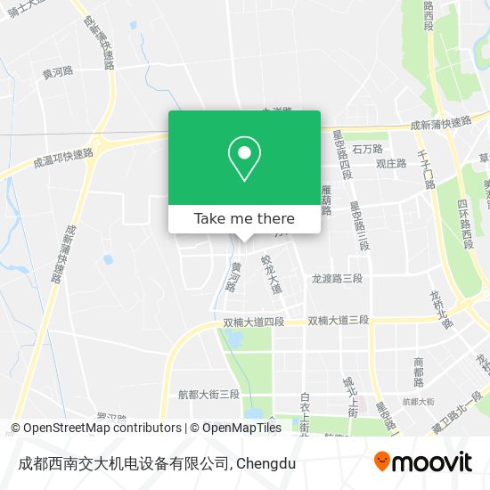 成都西南交大机电设备有限公司 map