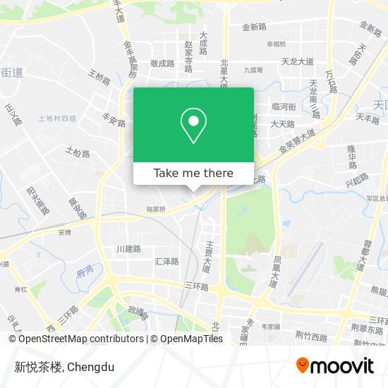 新悦茶楼 map