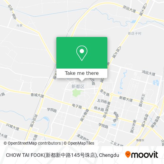 CHOW TAI FOOK(新都新中路145号珠店) map