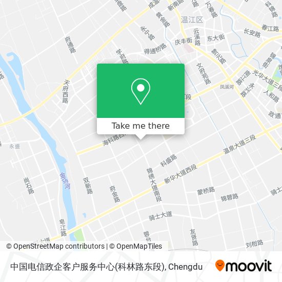 中国电信政企客户服务中心(科林路东段) map