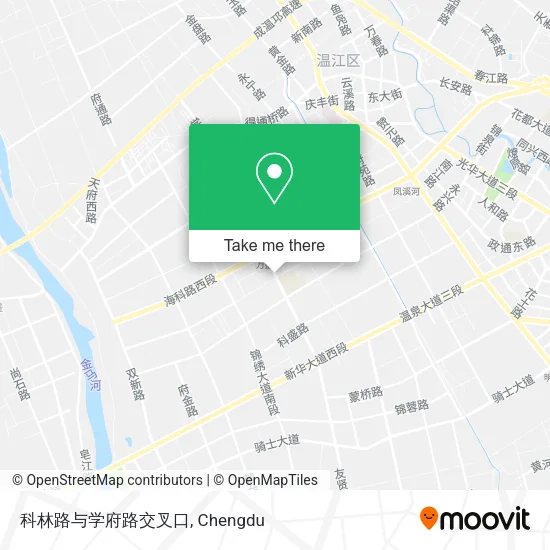 科林路与学府路交叉口 map