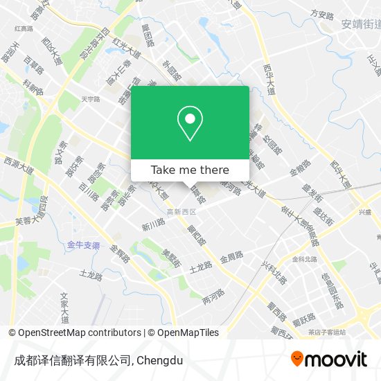 成都译信翻译有限公司 map