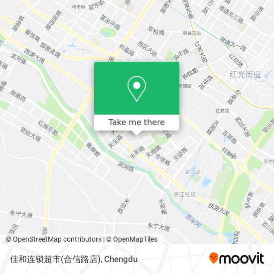 佳和连锁超市(合信路店) map