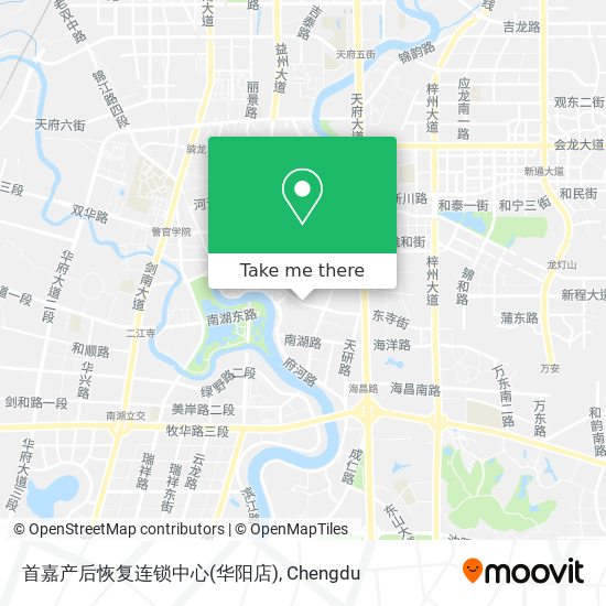 首嘉产后恢复连锁中心(华阳店) map