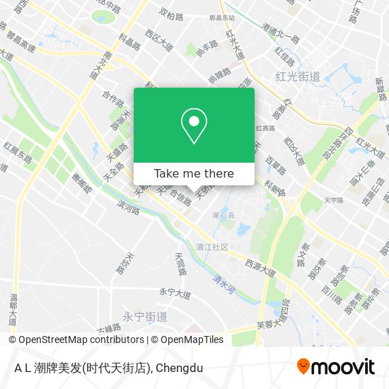 A L 潮牌美发(时代天街店) map