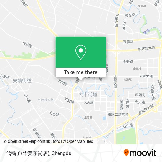 代鸭子(华美东街店) map