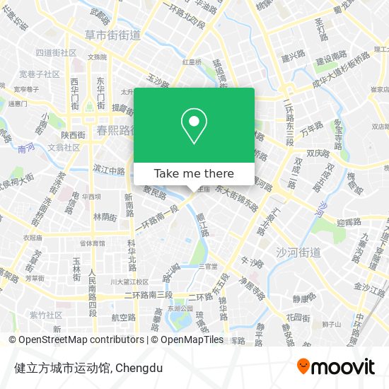 健立方城市运动馆 map