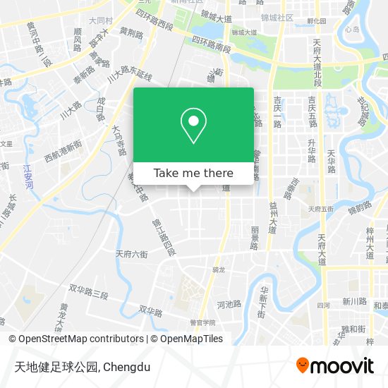 天地健足球公园 map