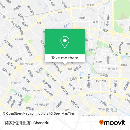 链家(银河北店) map