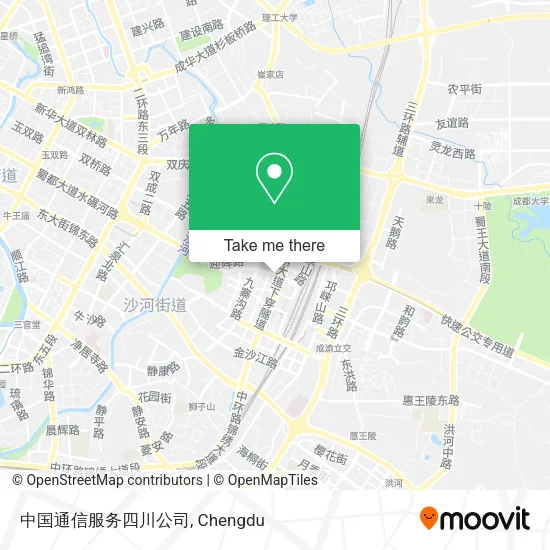 中国通信服务四川公司 map
