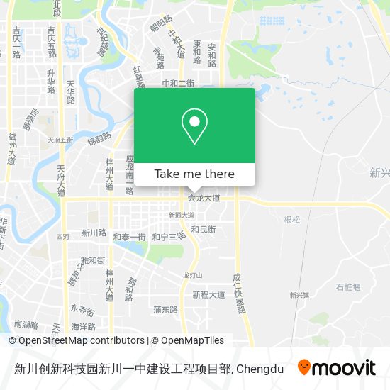 新川创新科技园新川一中建设工程项目部 map