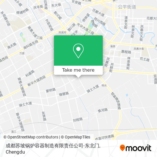 成都苏坡锅炉容器制造有限责任公司-东北门 map