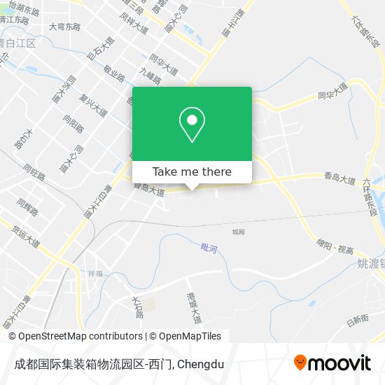 成都国际集装箱物流园区-西门 map