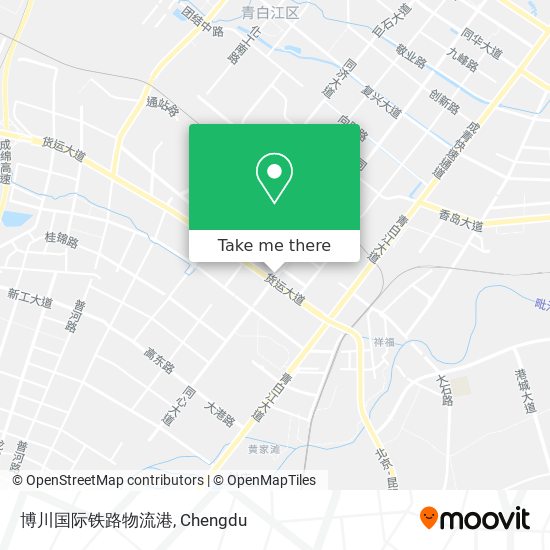 博川国际铁路物流港 map